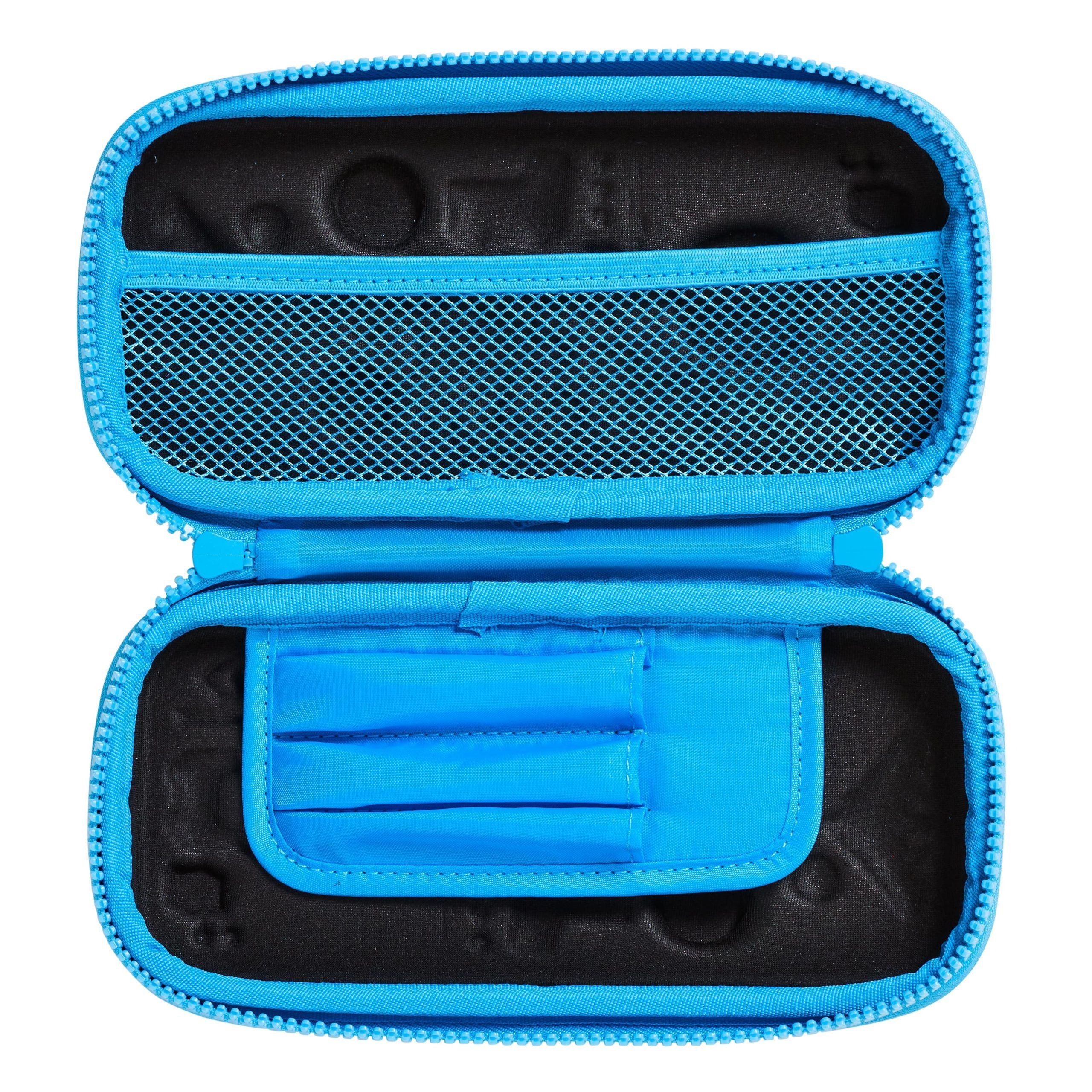 Smiggle – Kleines Federmäppchen mit 3D-Prägung, Hardtop, Schwarz