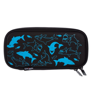 Smiggle – Kleines Federmäppchen mit 3D-Prägung, Hardtop Spesh, Schwarz