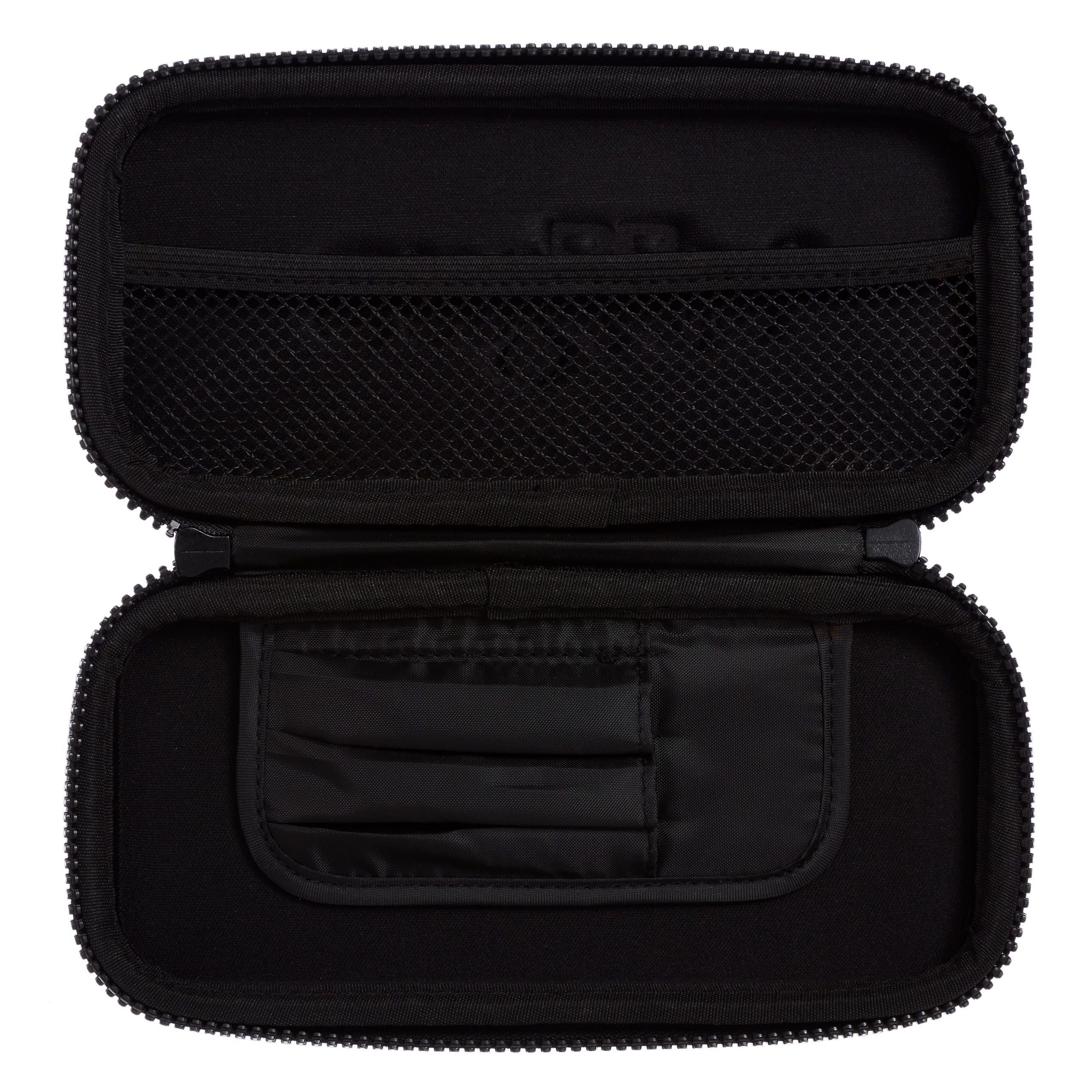 Smiggle – Kleines Federmäppchen mit 3D-Prägung, Hardtop Spesh, Schwarz