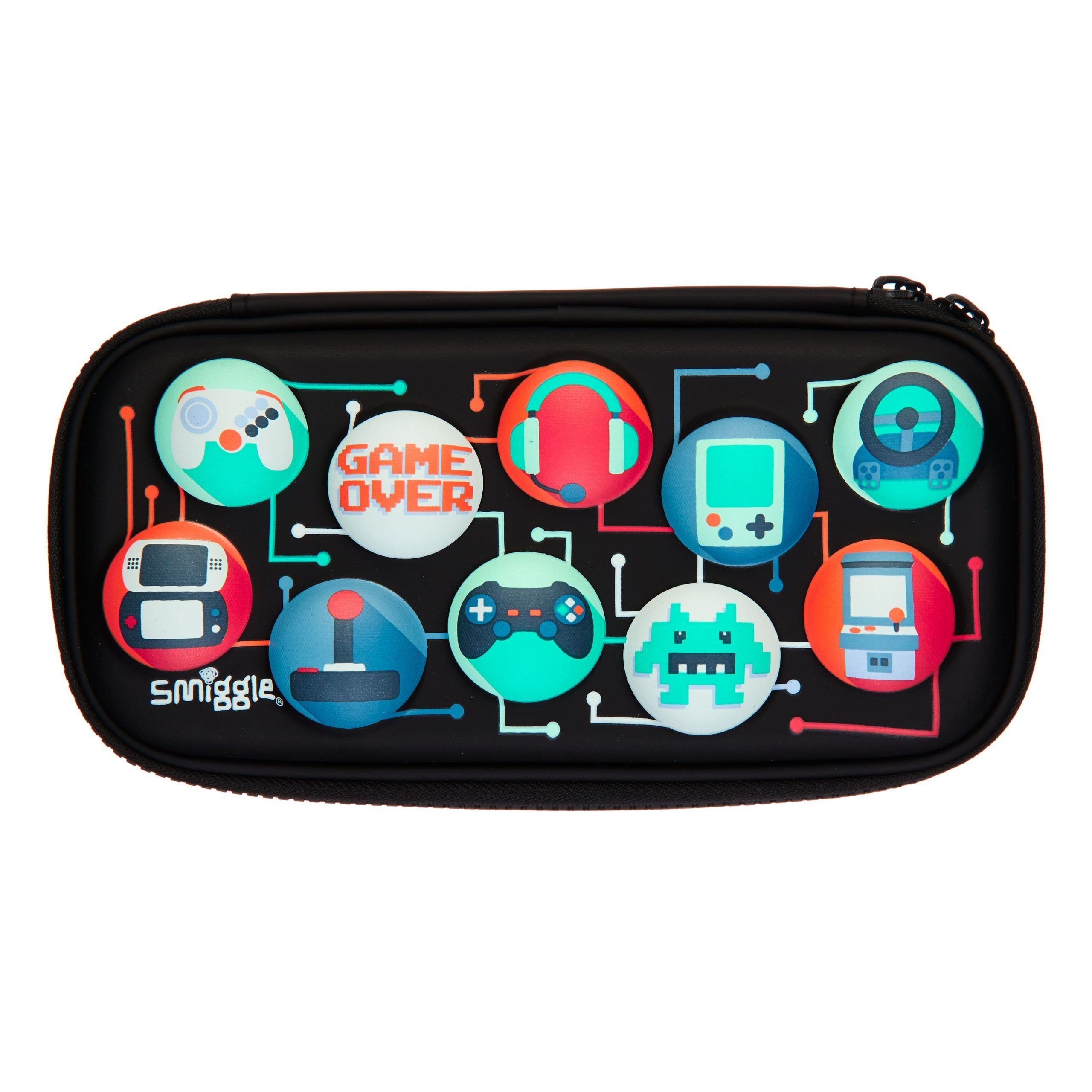 Smiggle – 3D-geprägtes Hardtop-Wondrous-Game-Federmäppchen