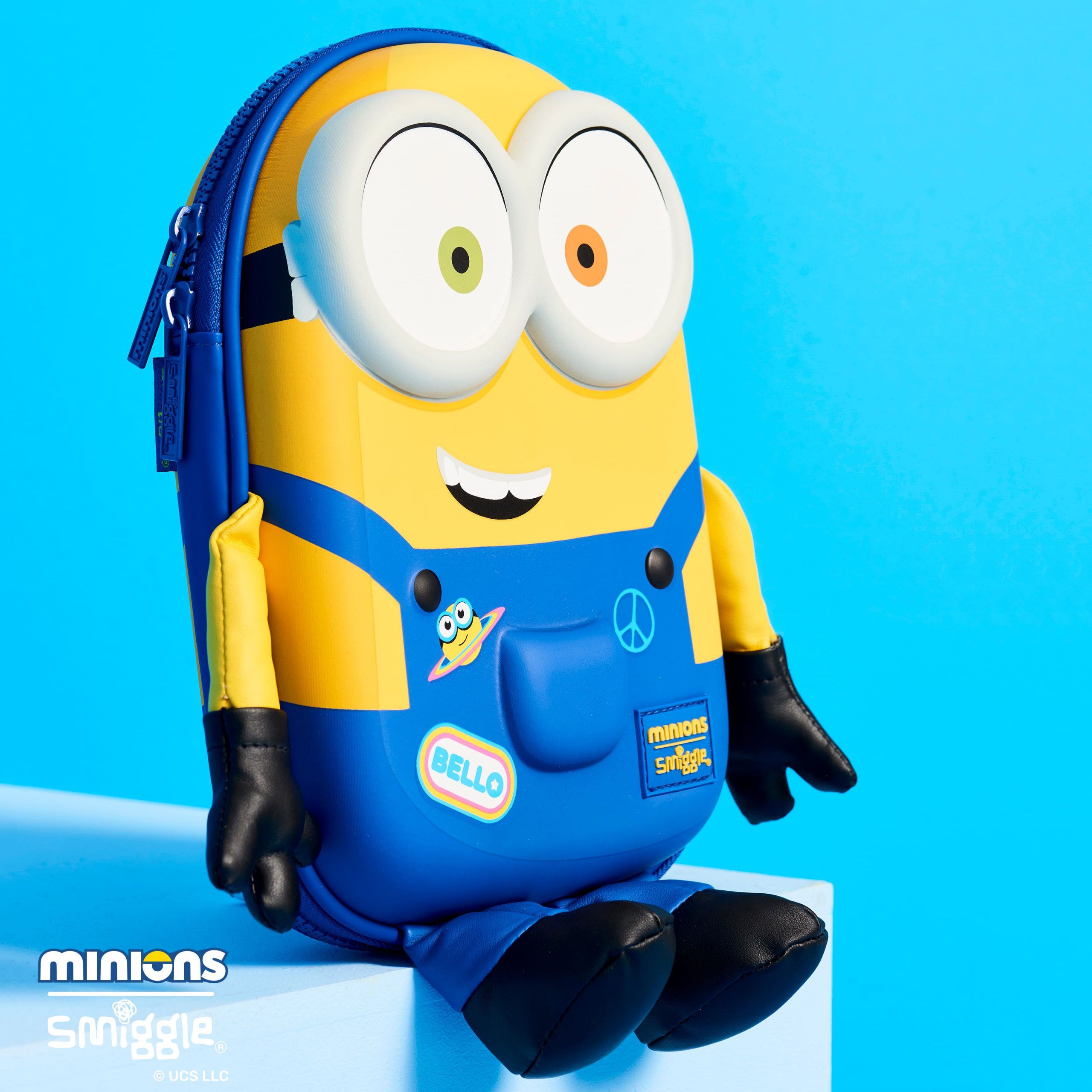Smiggle – Minions Hardtop-Federmäppchen mit 3D-Prägung