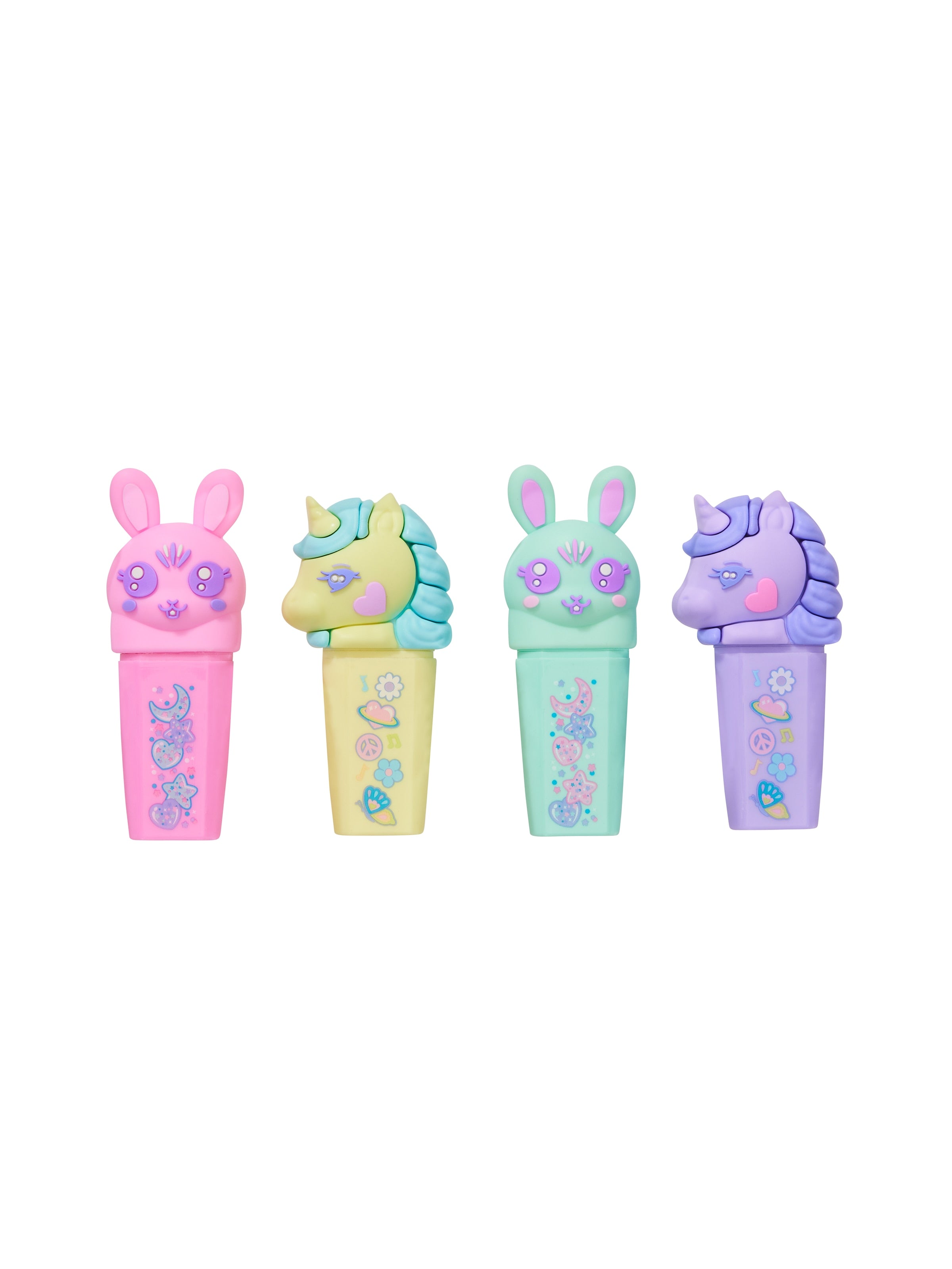 Smiggle - All Stars Kokulu Fosforlu Highlighter 4lü Kalem Seti