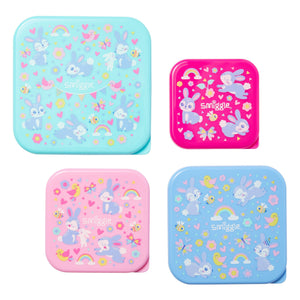 Smiggle - Animalia 4-in-1 Ess- und Aufbewahrungsboxen