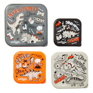 Smiggle - Animalia 4-in-1 Essens- und Aufbewahrungsboxen