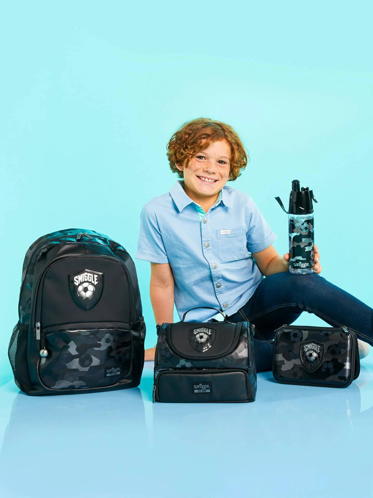 Smiggle – BPA-freie 560-ml-Wasserflasche mit Wassersprühunterstützung