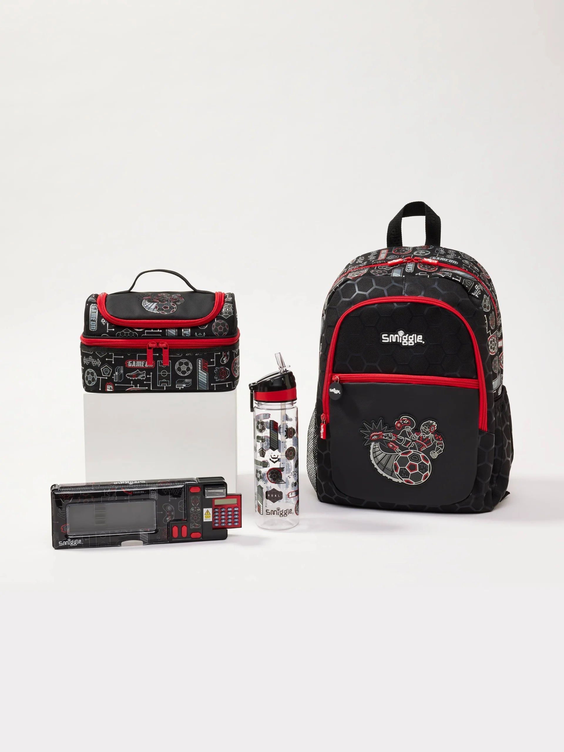 Smiggle - Away 4-teiliges Schultaschen-Set