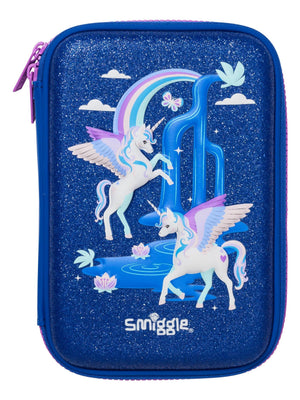 Smiggle – Away Hardtop-Einhorn-Federmäppchen