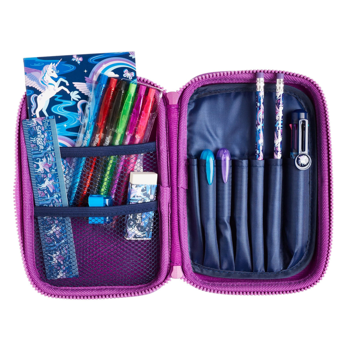 Smiggle – Away Federmäppchen und Schreibwaren-Set