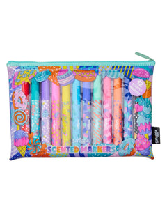 Smiggle – Away Duftendes 12er Textmarker- und Federmäppchen-Set