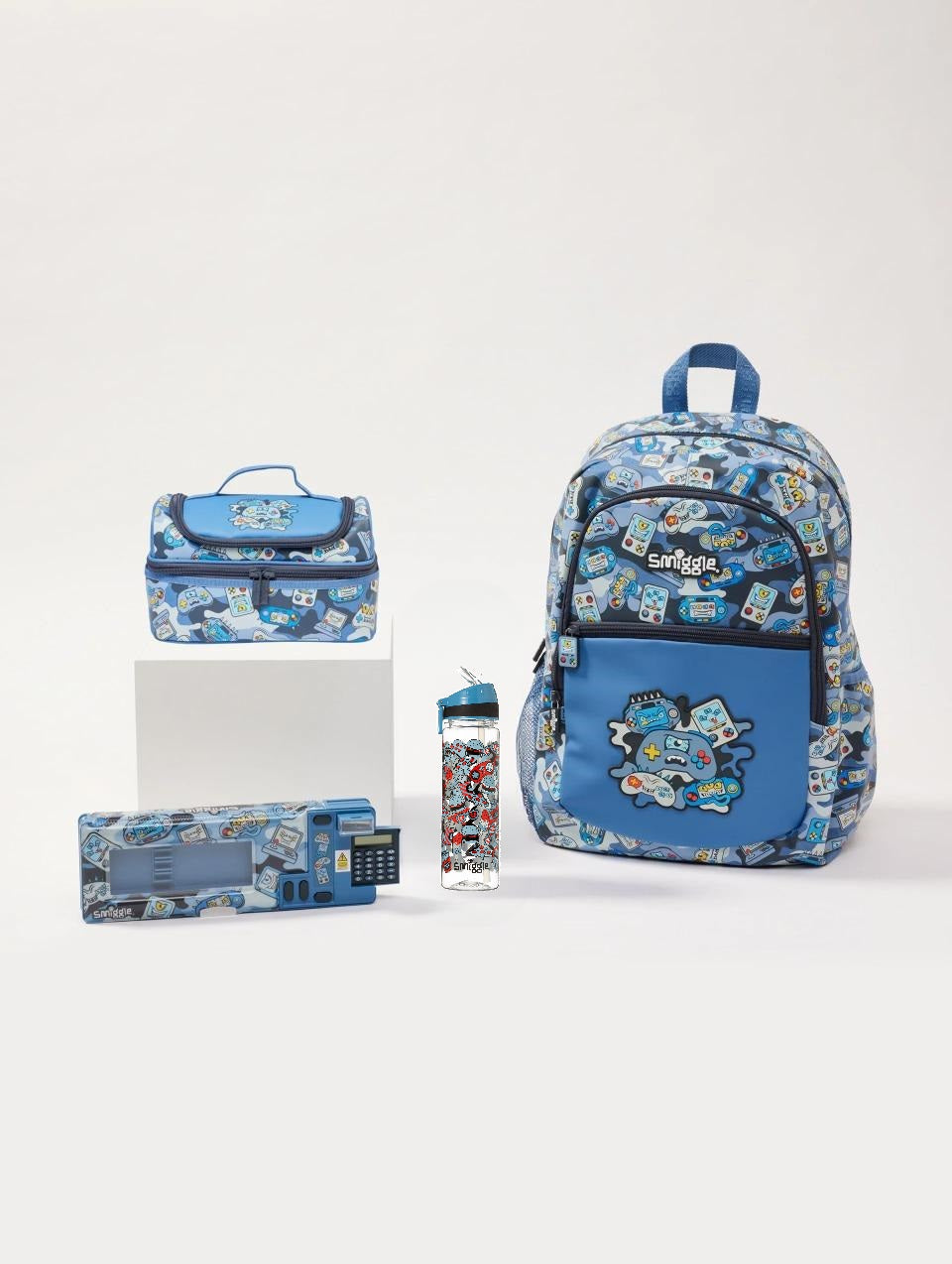 Smiggle – Away and Illusion 4-teiliges Schultaschen-Set