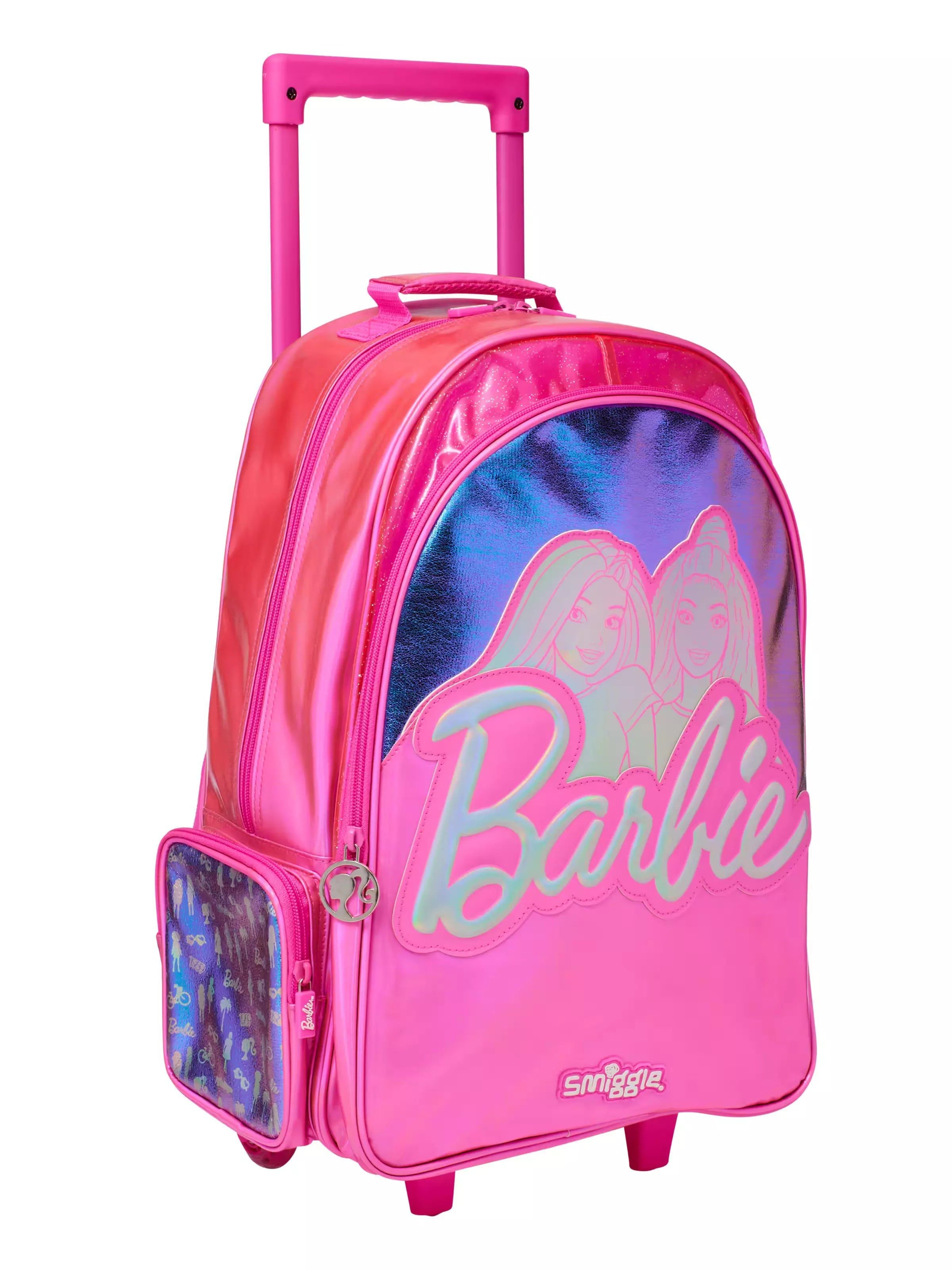 Smiggle - Barbie Trolley-Rucksack mit Licht und Rollen