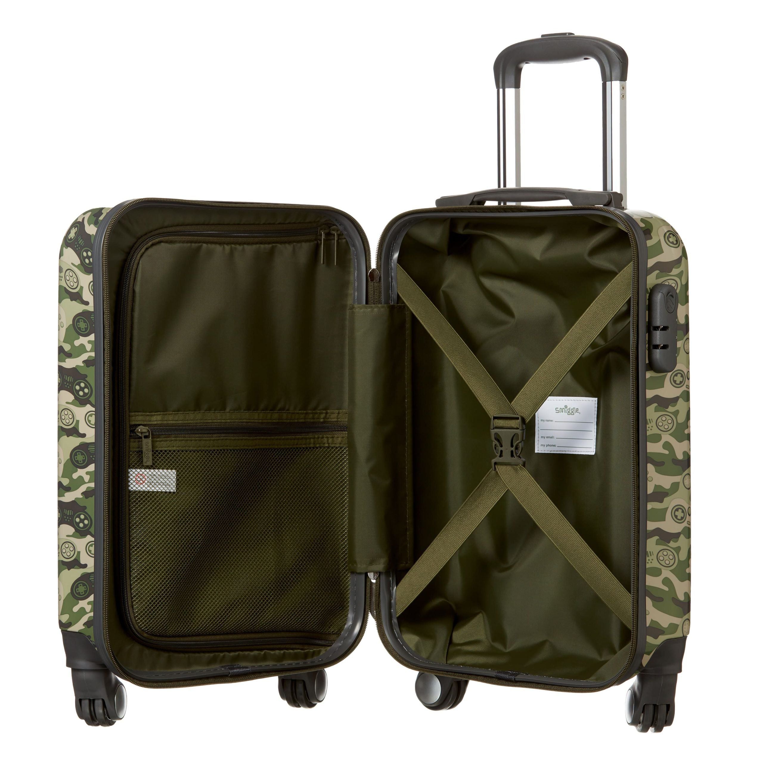 Smiggle – Beam-beleuchtete Kinderwagen-Reisetasche mit Rollen