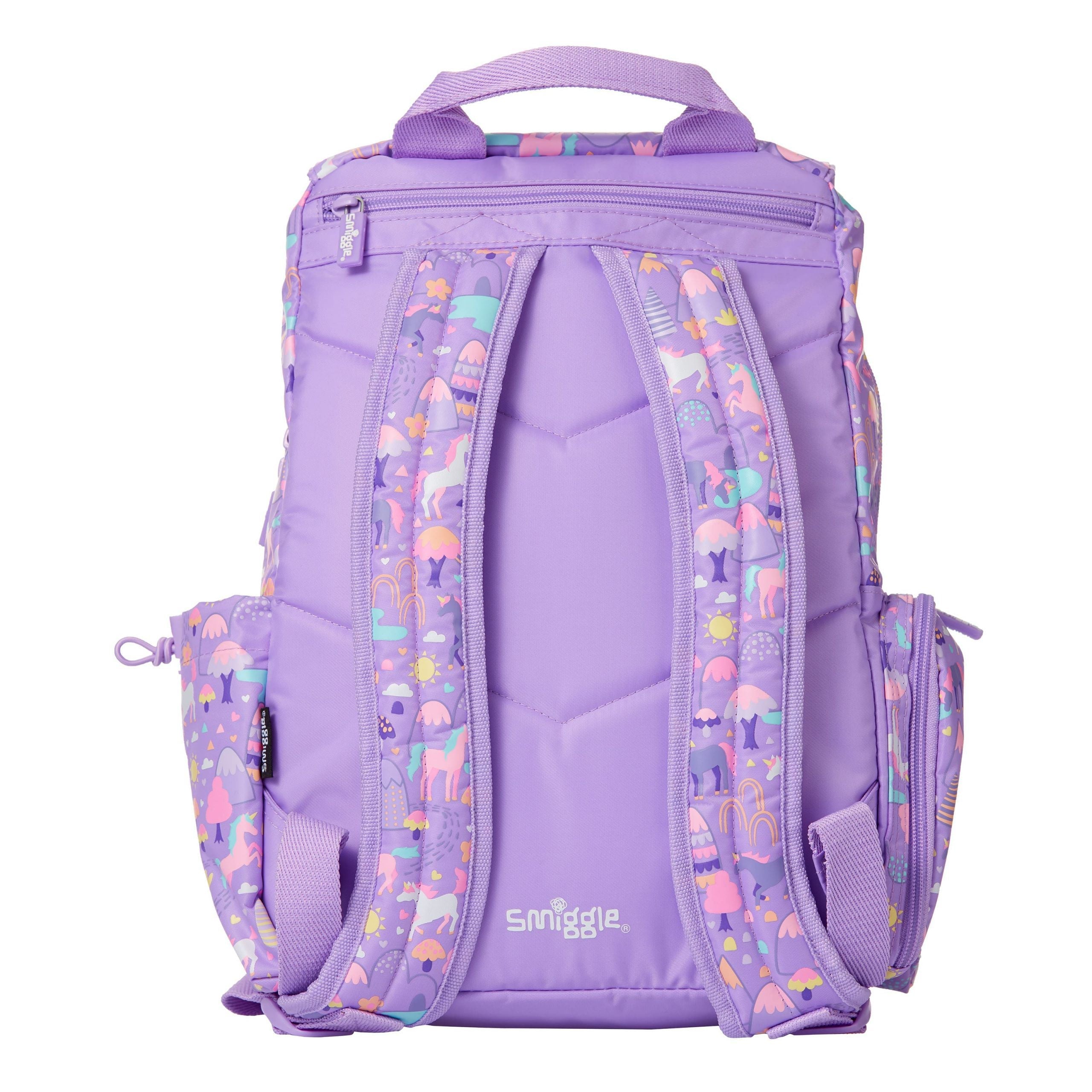 Smiggle – Beam Fliederfarbener Einhorn-Rucksack
