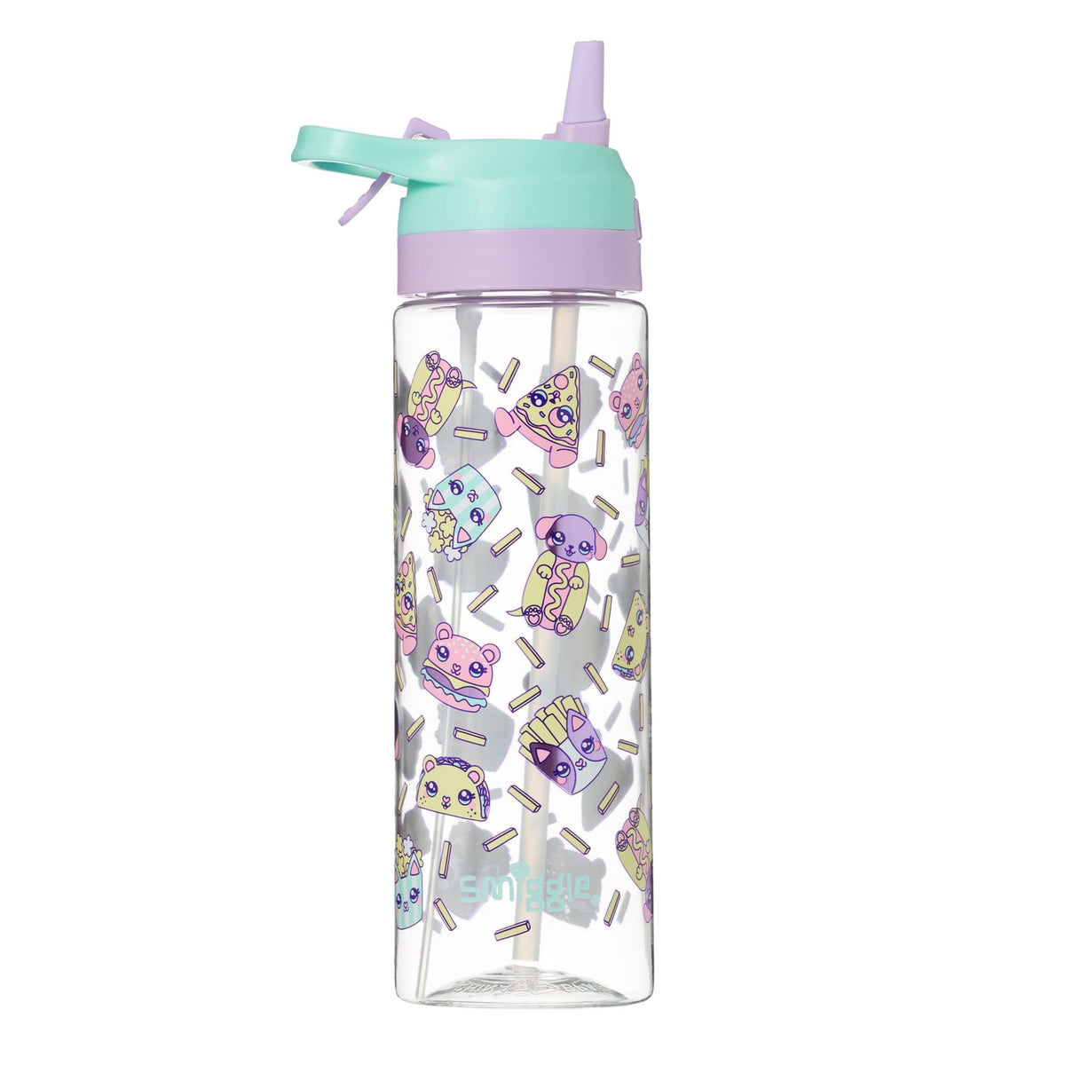 Smiggle – Beam Water Spray Straw 700 ml BPA-freie Wasserflasche