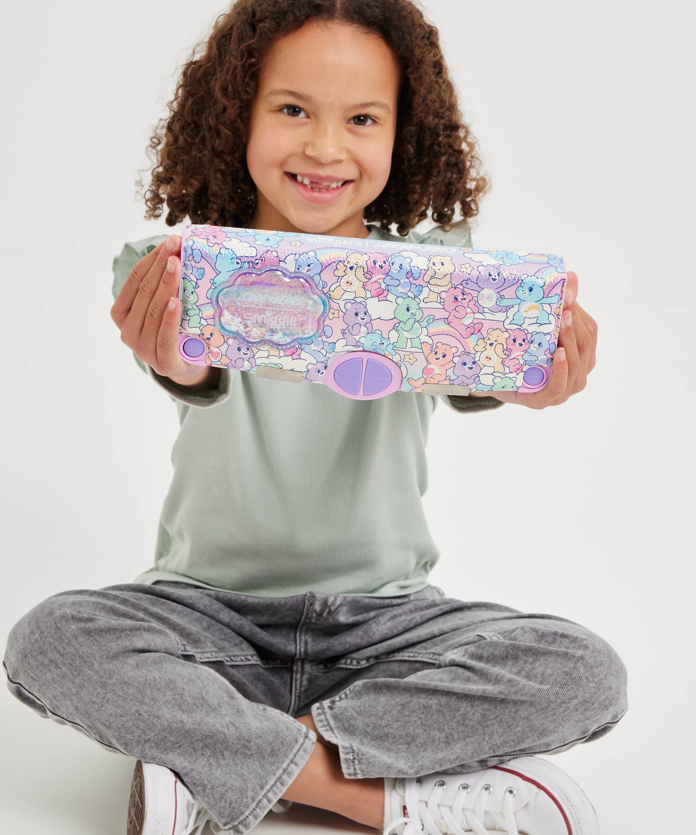 Smiggle - Bären Poput Automatischer Stiftkasten und Schreibwarenset