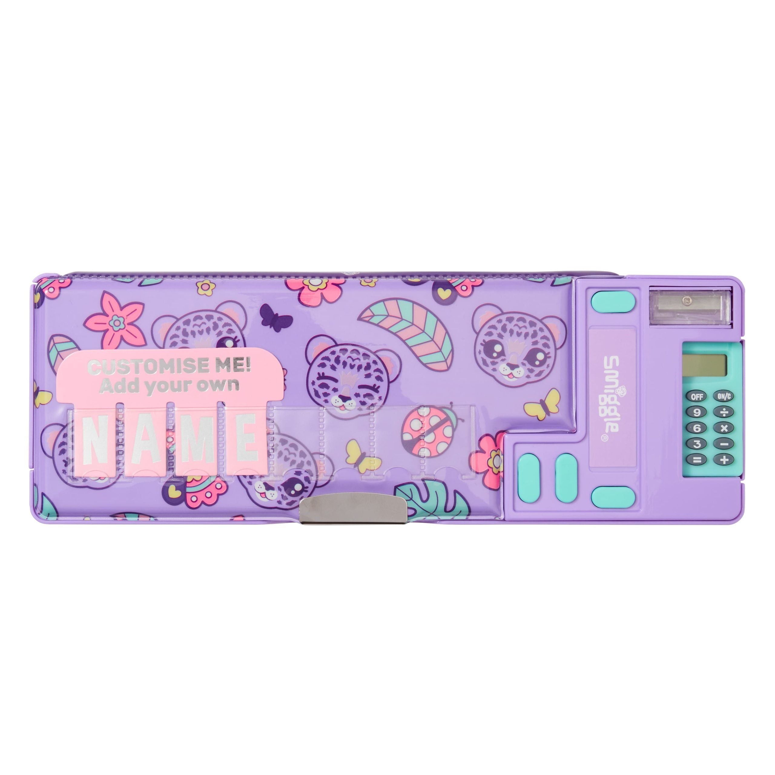 Smiggle – Bestes automatisches Federmäppchen von Budz mit Taschenrechner