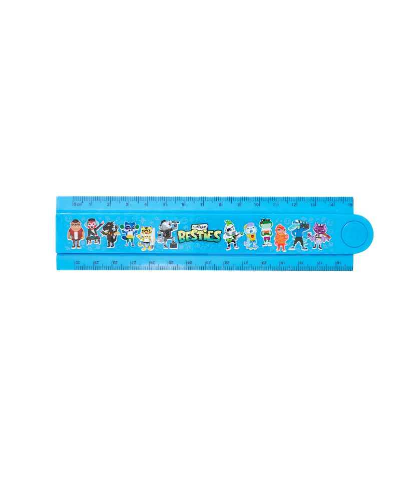 Smiggle – Aufklappbares 30-cm-Lineal von Besties