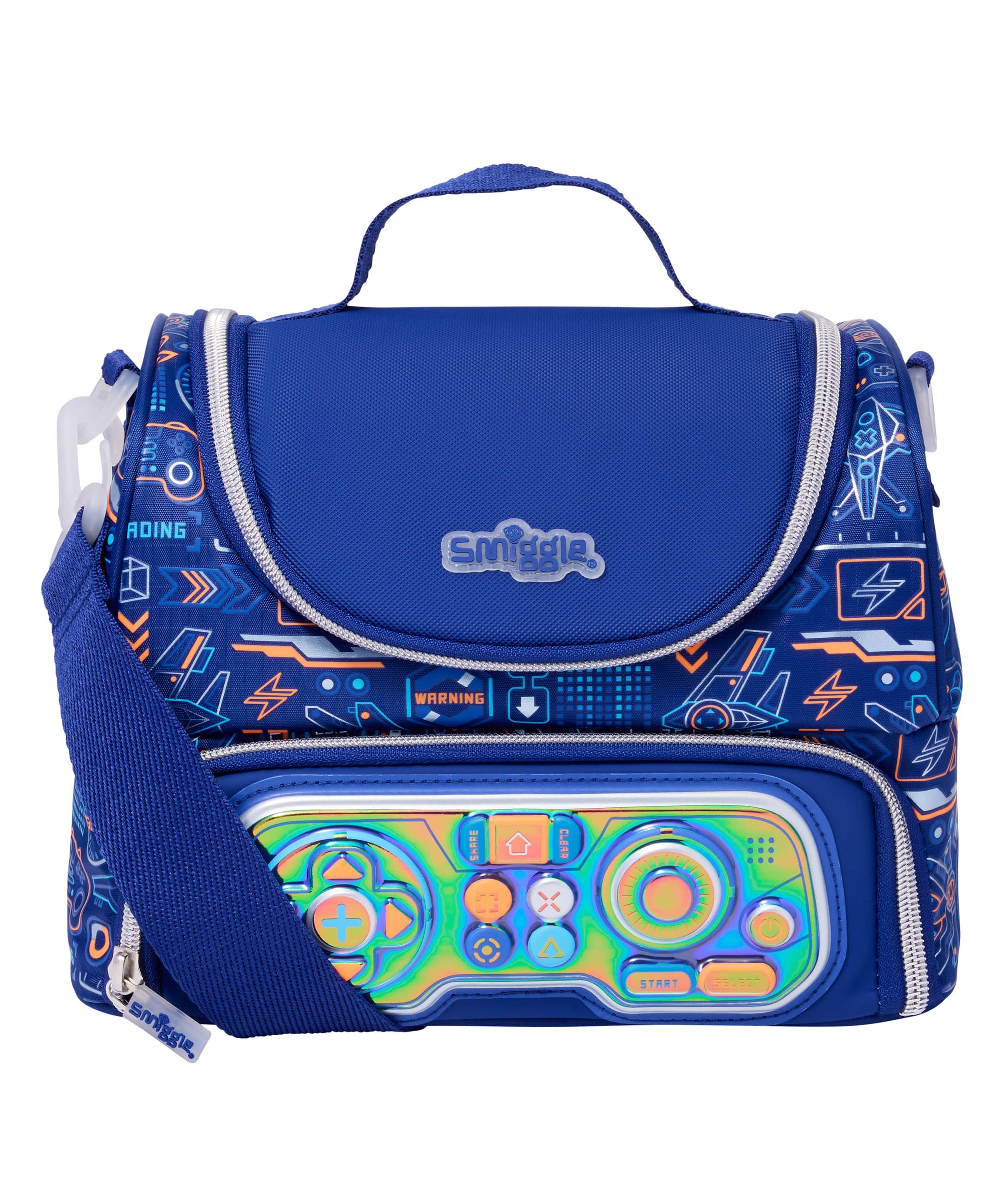 Smiggle - Beta Doppelstöckige Lunchbox mit Tragegriff