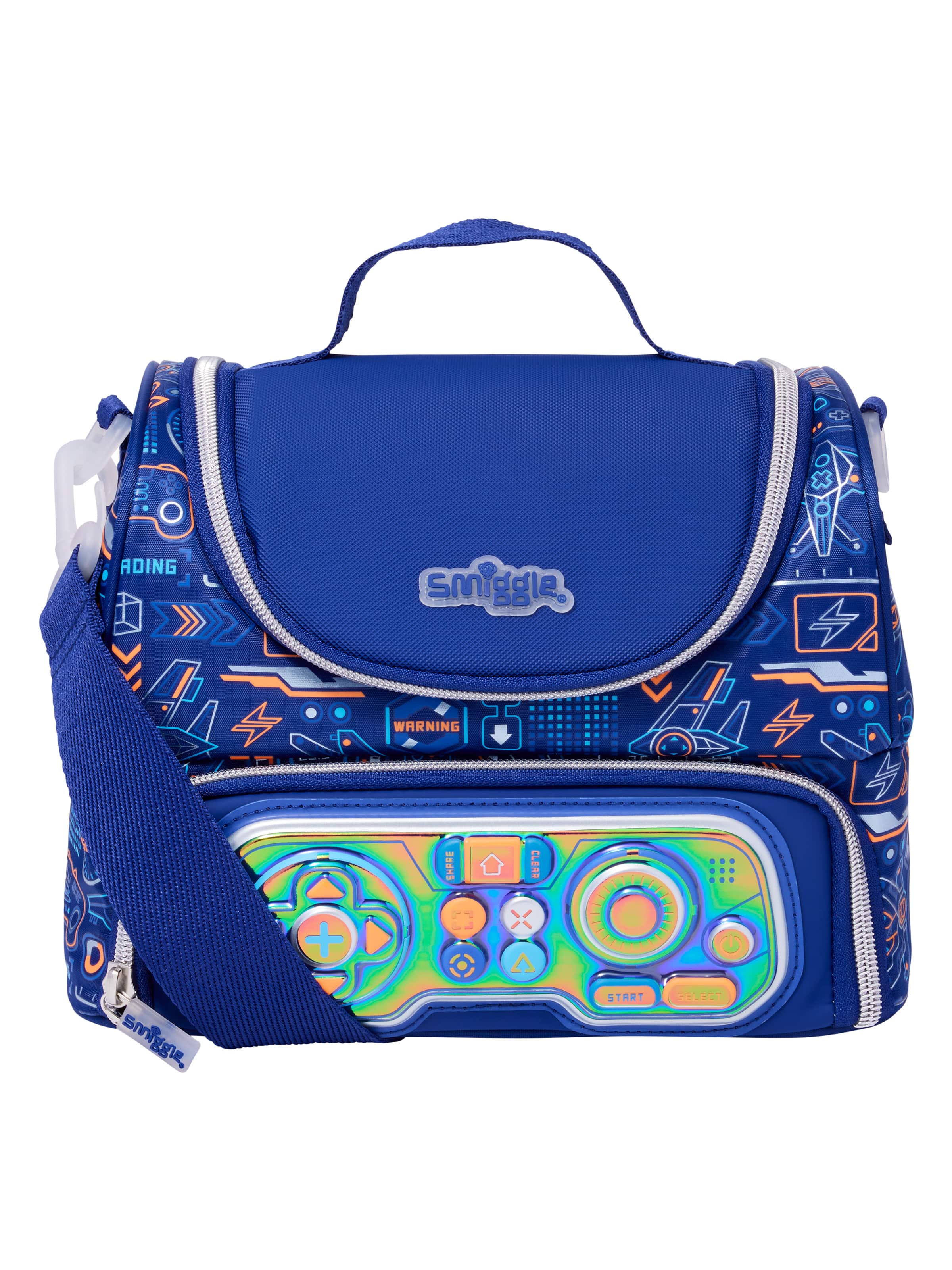 Smiggle - Beta Doppelstöckige Lunchbox mit Tragegriff