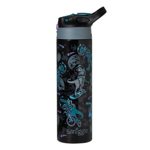Smiggle – Better Togerher Edelstahl-Flasche mit 520 ml und Strohhalm