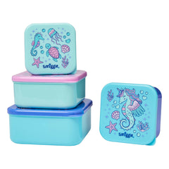 Smiggle – Better Together 4-teilige Lebensmittelbehälter