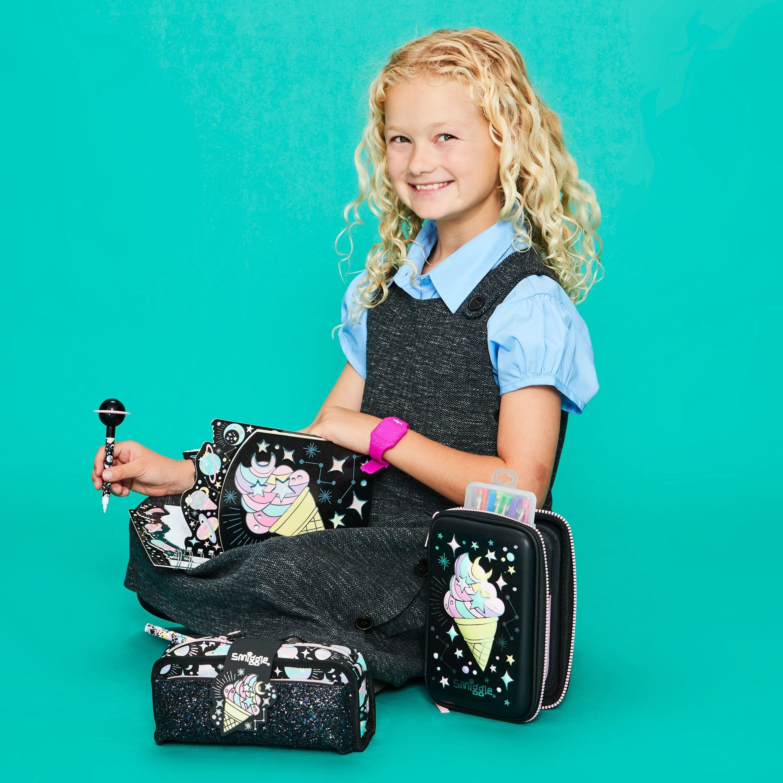 Smiggle – Beyond 3D-geprägtes Eiscreme-Federmäppchen