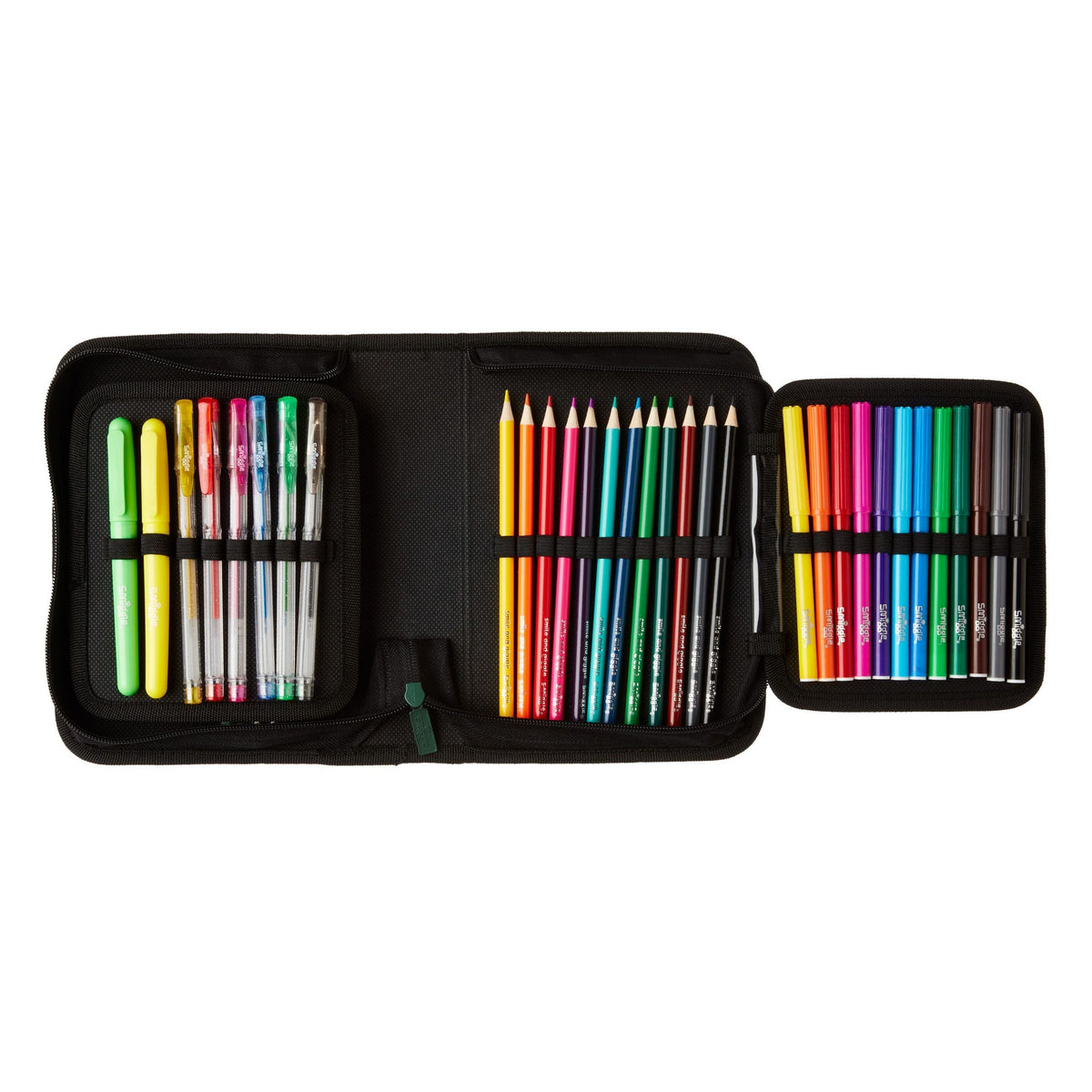 Smiggle – Beyond Dinosaurs Briefpapier-Set mit Malstiften und Bleistiftbox