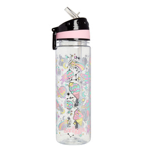 Smiggle - Beyond Eiscreme Design 650 ML BPA-freie Trinkflasche mit Strohhalm