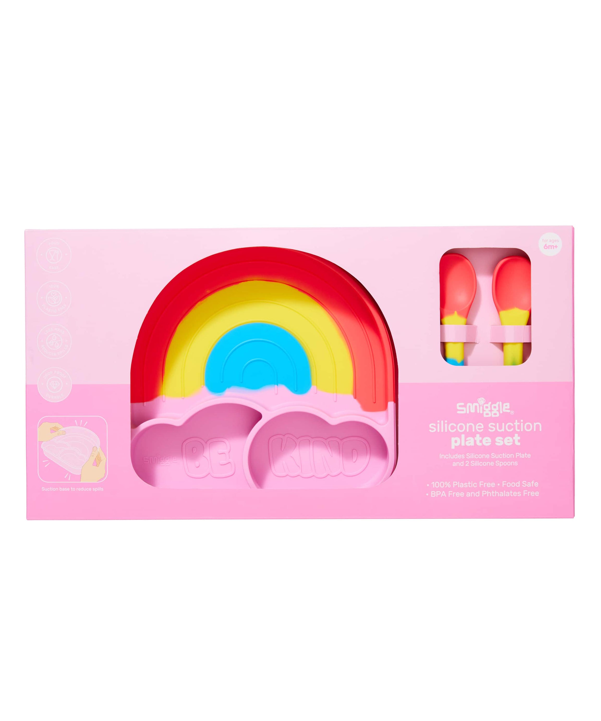 Smiggle - Big Dream Silikon Essgeschirr Set