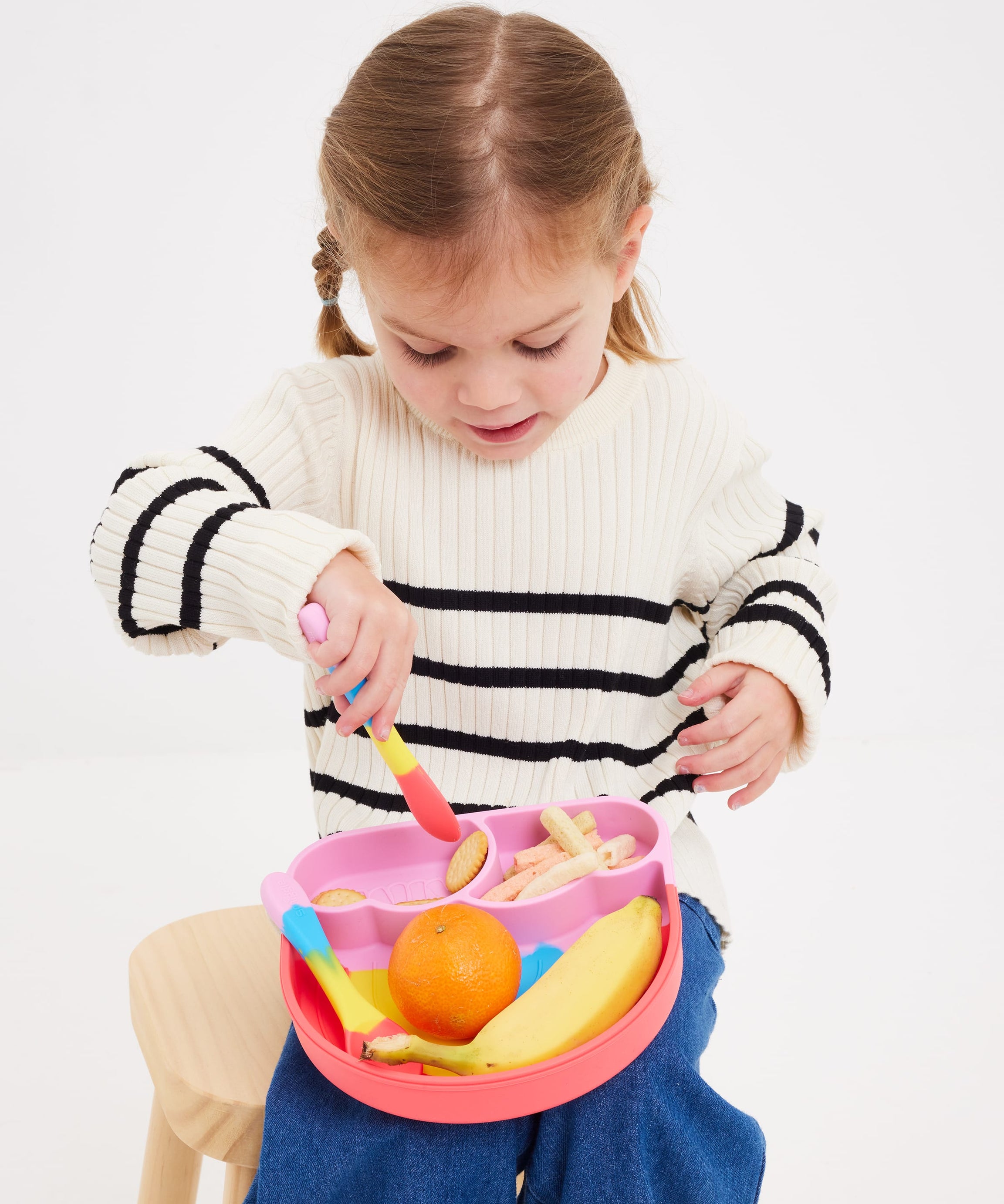 Smiggle - Big Dream Silikon Essgeschirr Set