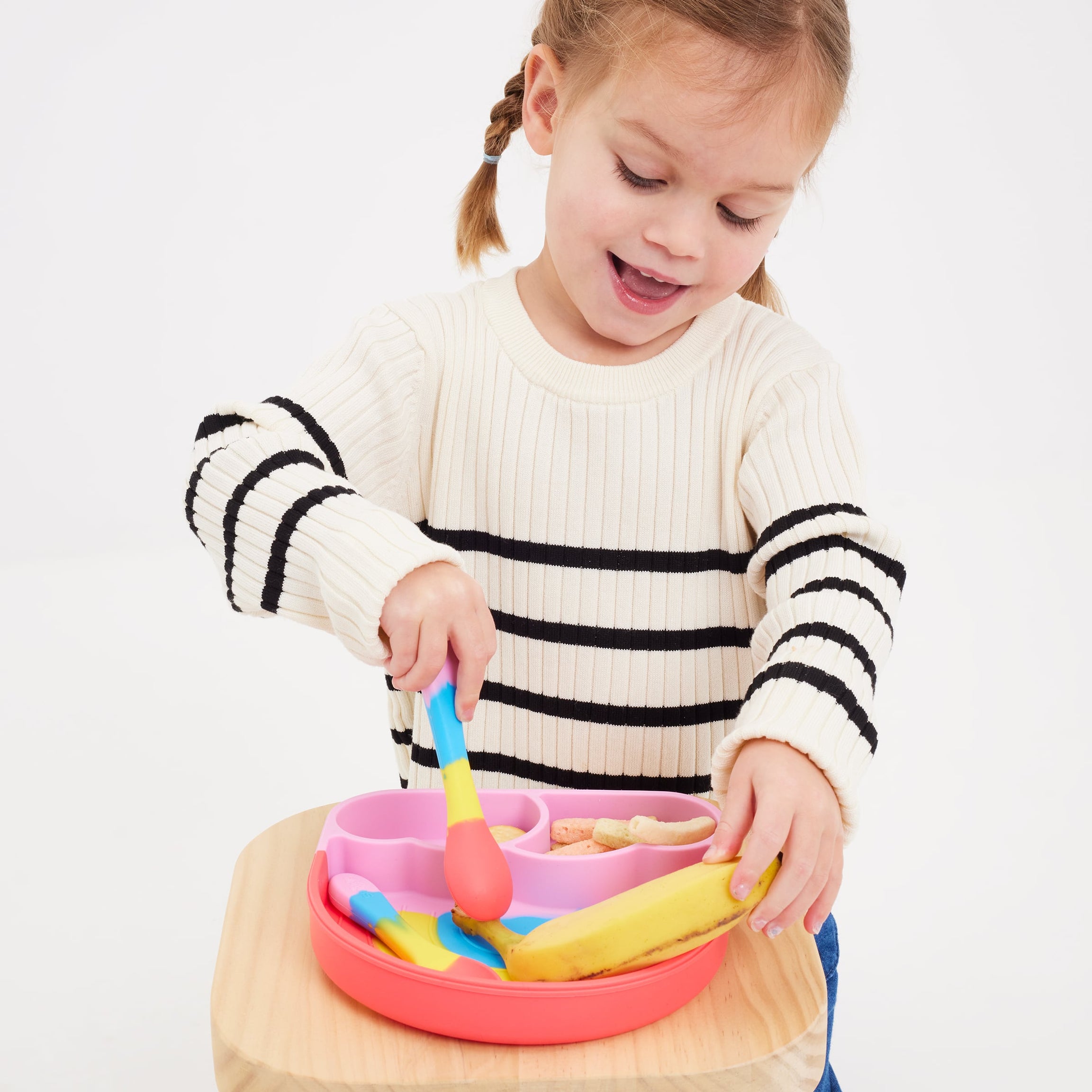 Smiggle - Big Dream Silikon Yemek Tabağı Seti