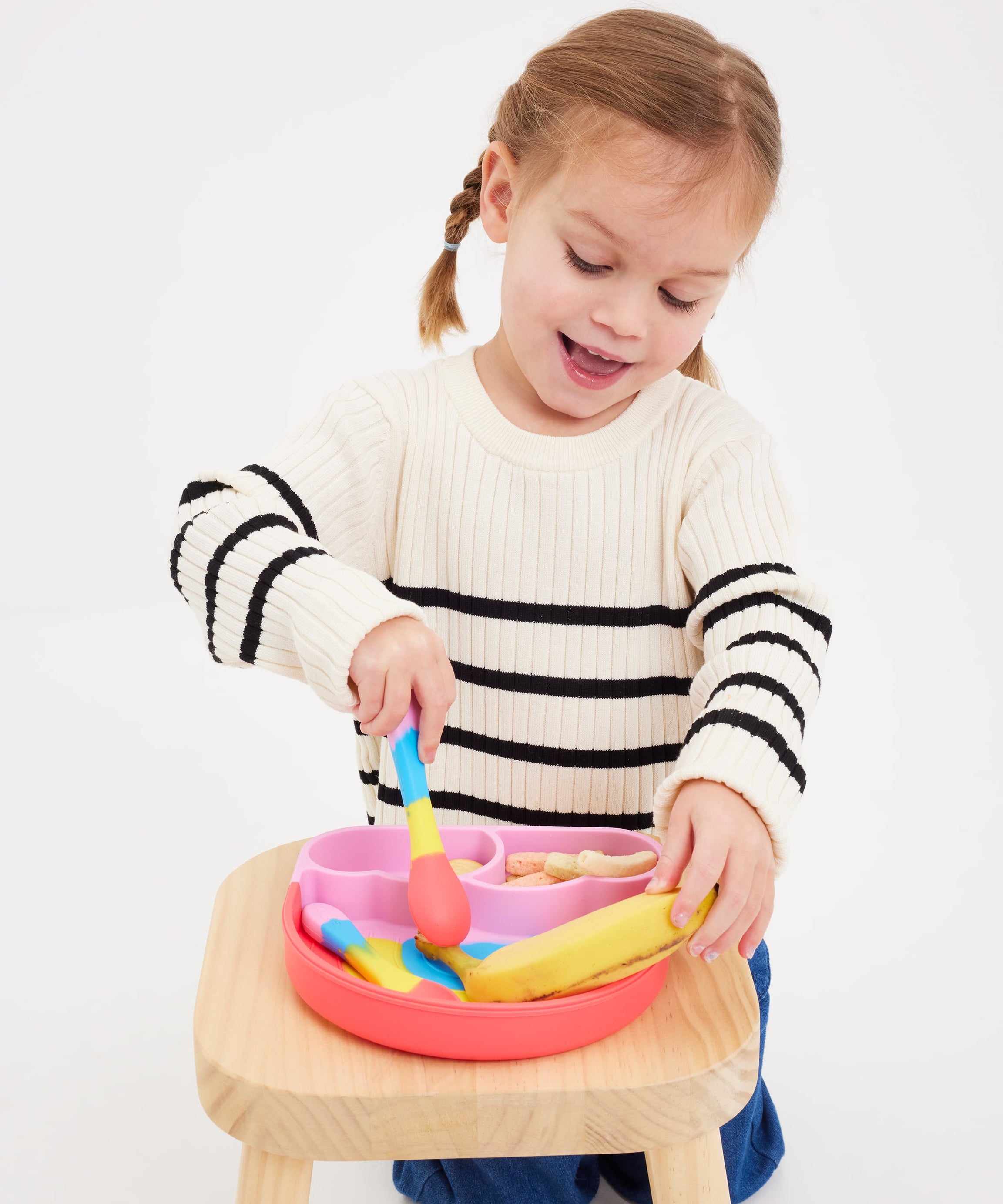 Smiggle - Big Dream Silikon Essgeschirr Set