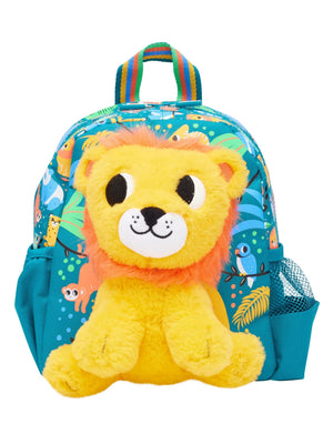 Smiggle - Abnehmbarer Plüsch-Rucksack für den Kindergarten „Big Dreams“.