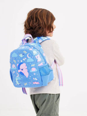 Smiggle - Abnehmbarer Plüsch-Rucksack für den Kindergarten „Big Dreams“.