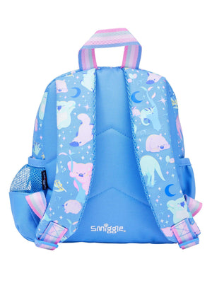 Smiggle - Abnehmbarer Plüsch-Rucksack für den Kindergarten „Big Dreams“.