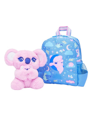 Smiggle - Abnehmbarer Plüsch-Rucksack für den Kindergarten „Big Dreams“.