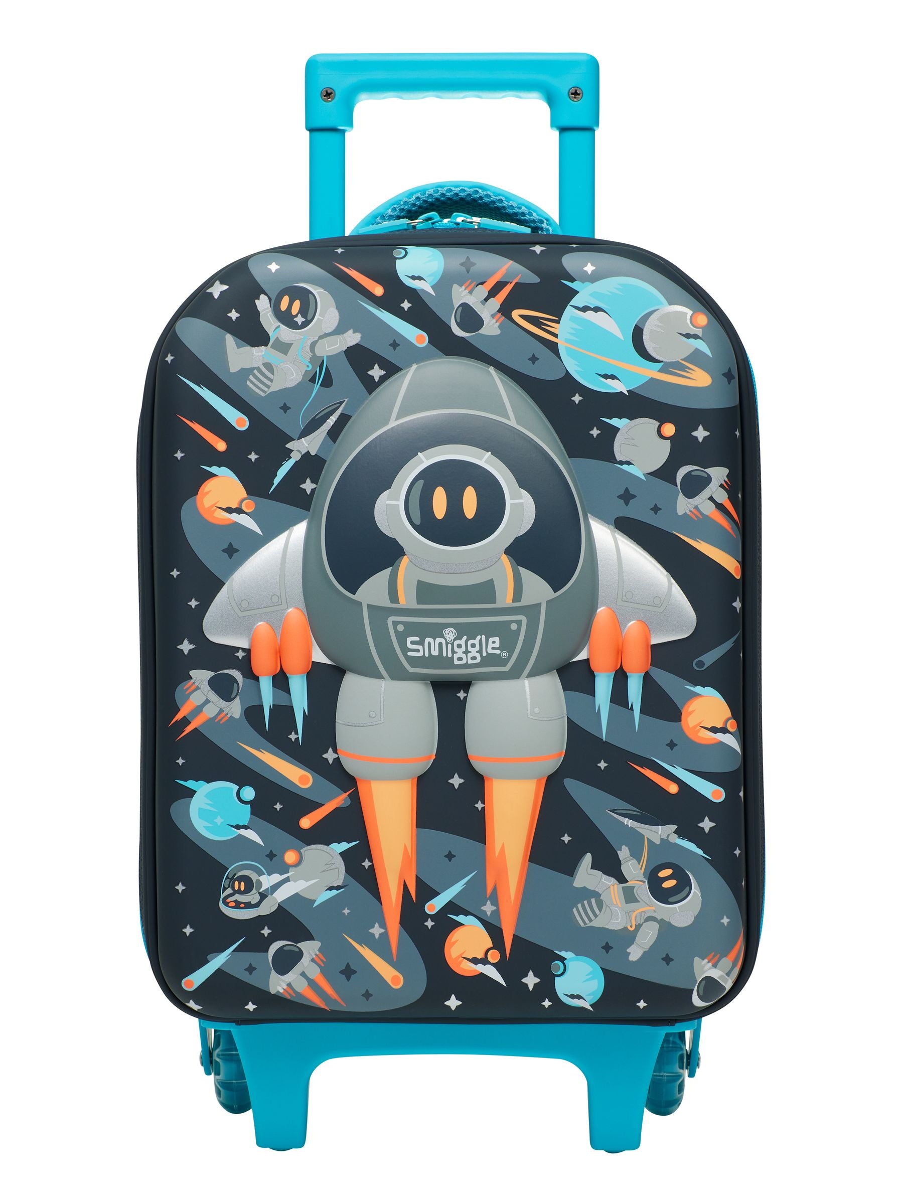 Smiggle - Blast Off Junior Kindergarten und Vorschule Rollkoffer