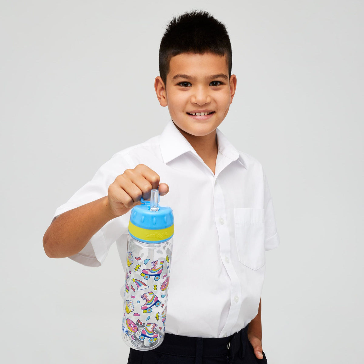 Smiggle - Bright Side 650 ml BPA-freie Wasserflasche