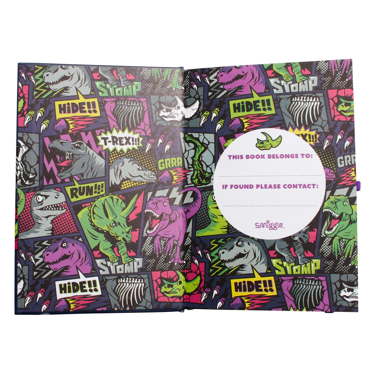 Smiggle – A5-Notizbuch mit heller Seite
