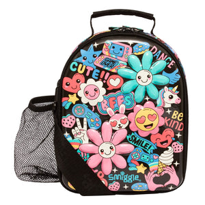 Smiggle – Doppeldecker-Lunchbox mit hellem Seitenaufhänger