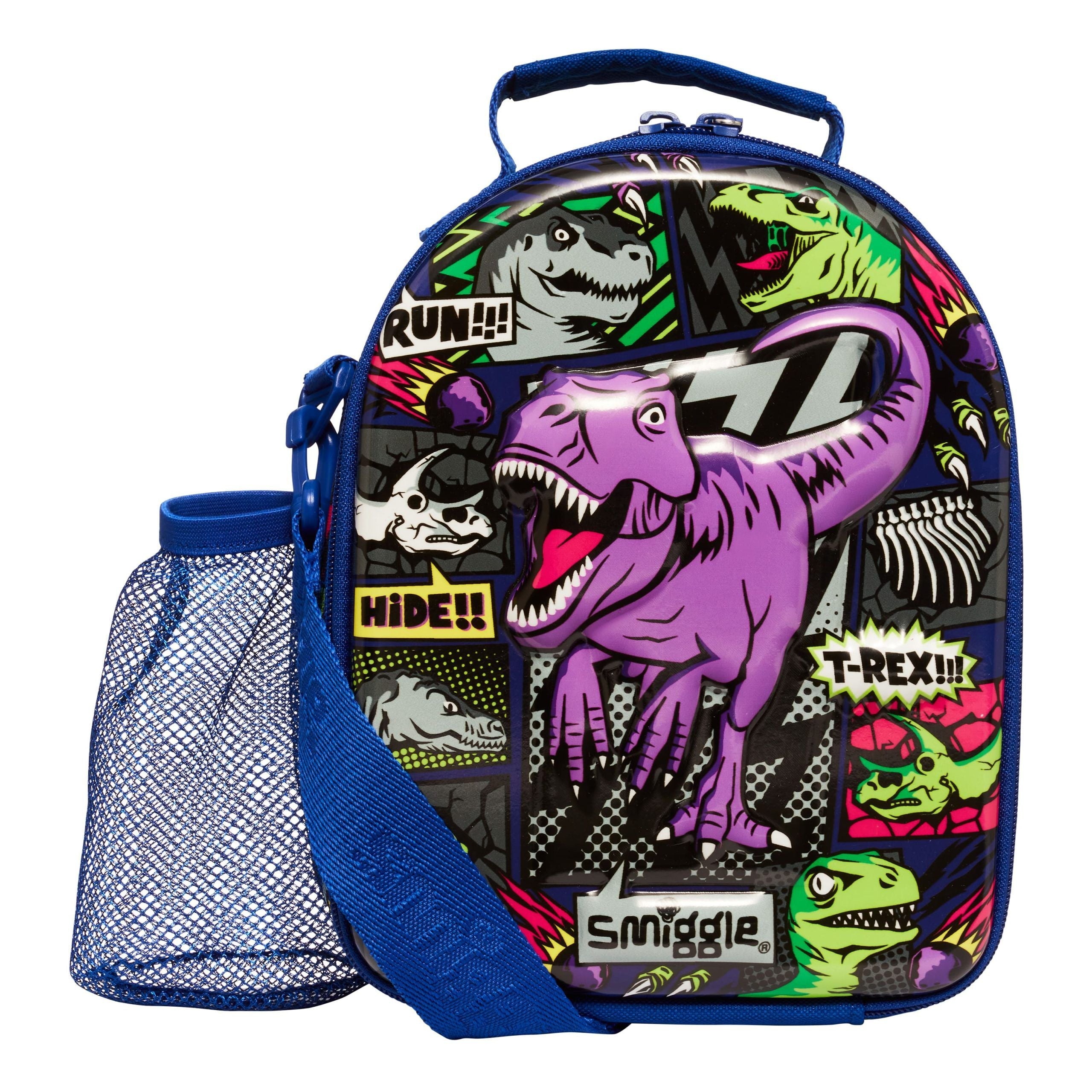 Smiggle – Doppeldecker-Lunchbox mit hellem Seitenaufhänger