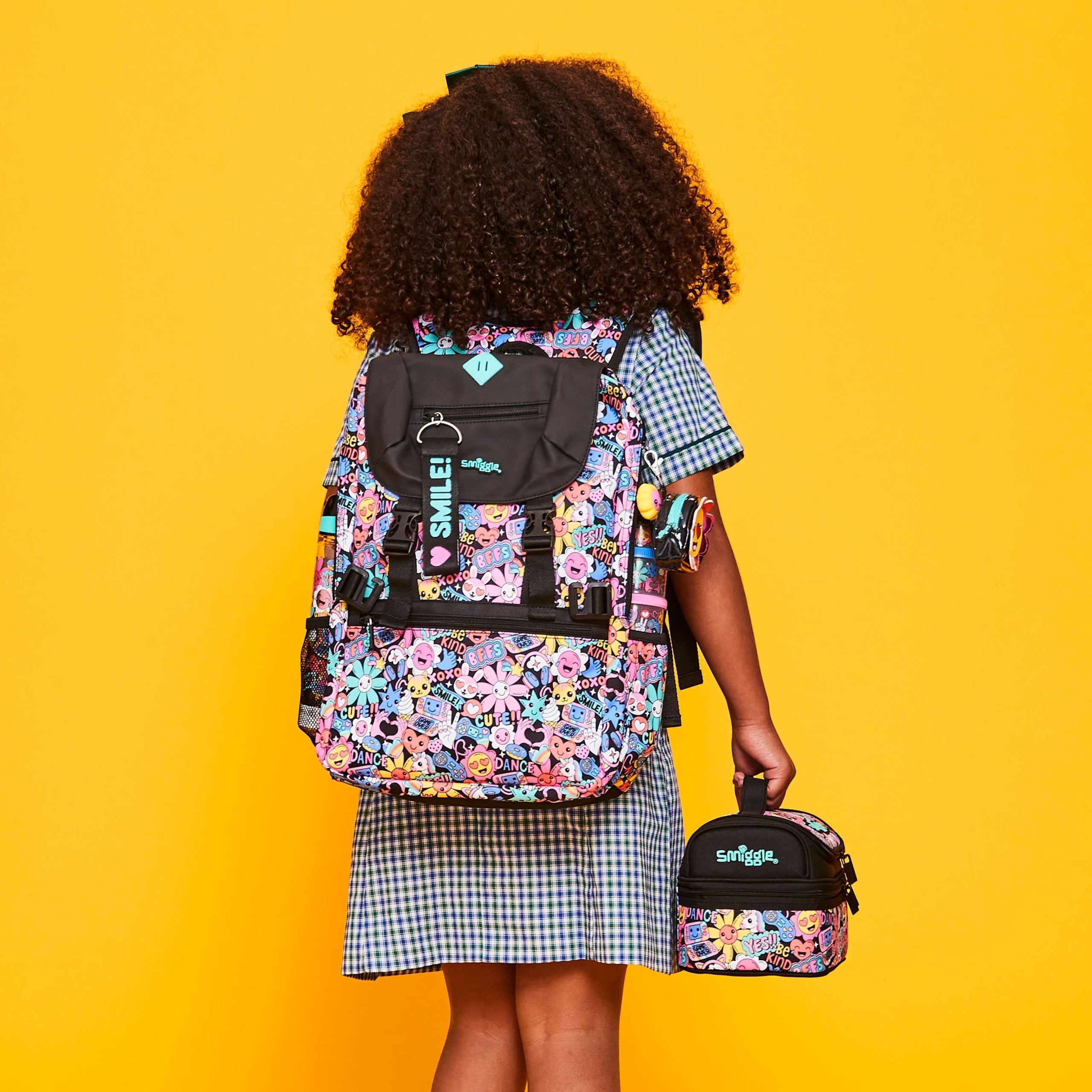 Smiggle – Aufsteckbarer Rucksack „Bright Side Lunch Bag“.