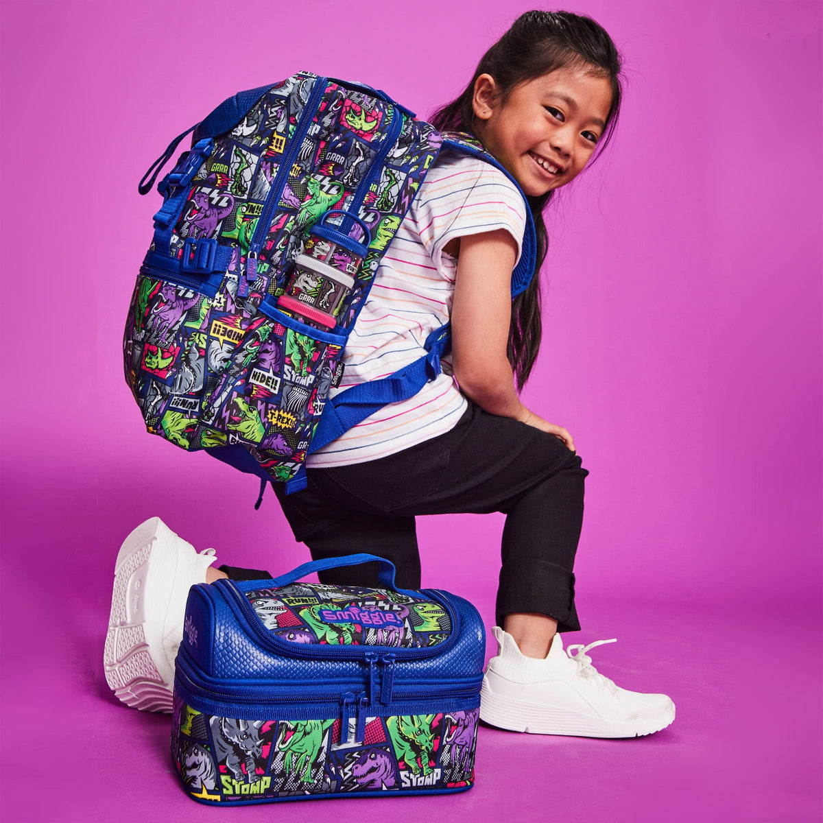 Smiggle – Aufsteckbarer Rucksack „Bright Side Lunch Bag“.