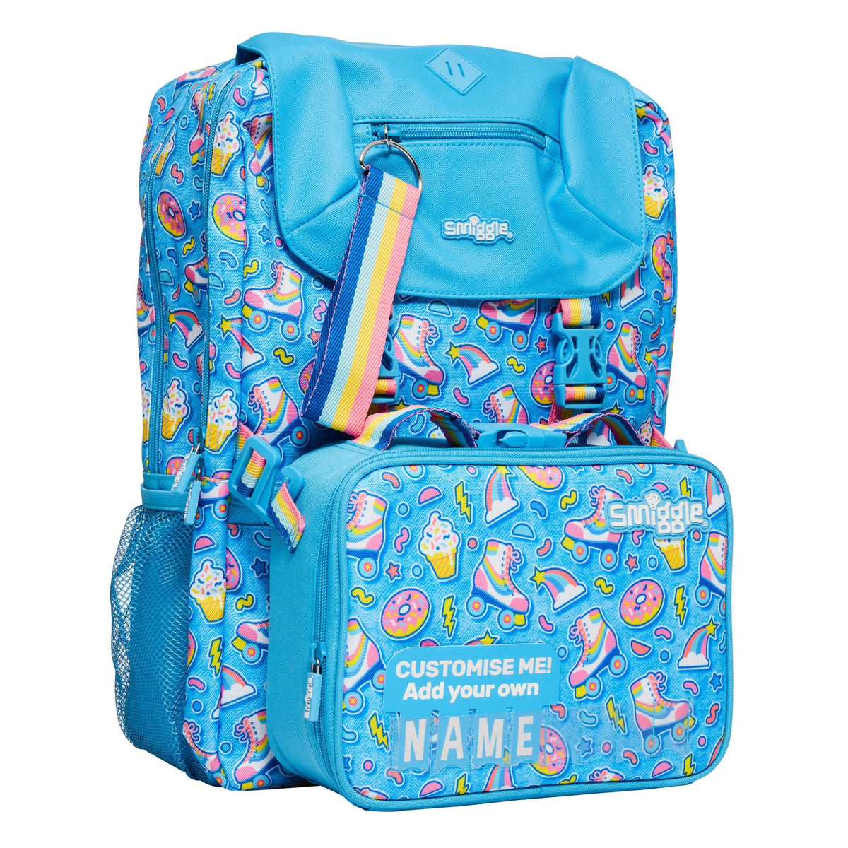 Smiggle – Aufsteckbarer Rucksack „Bright Side Lunch Bag“.