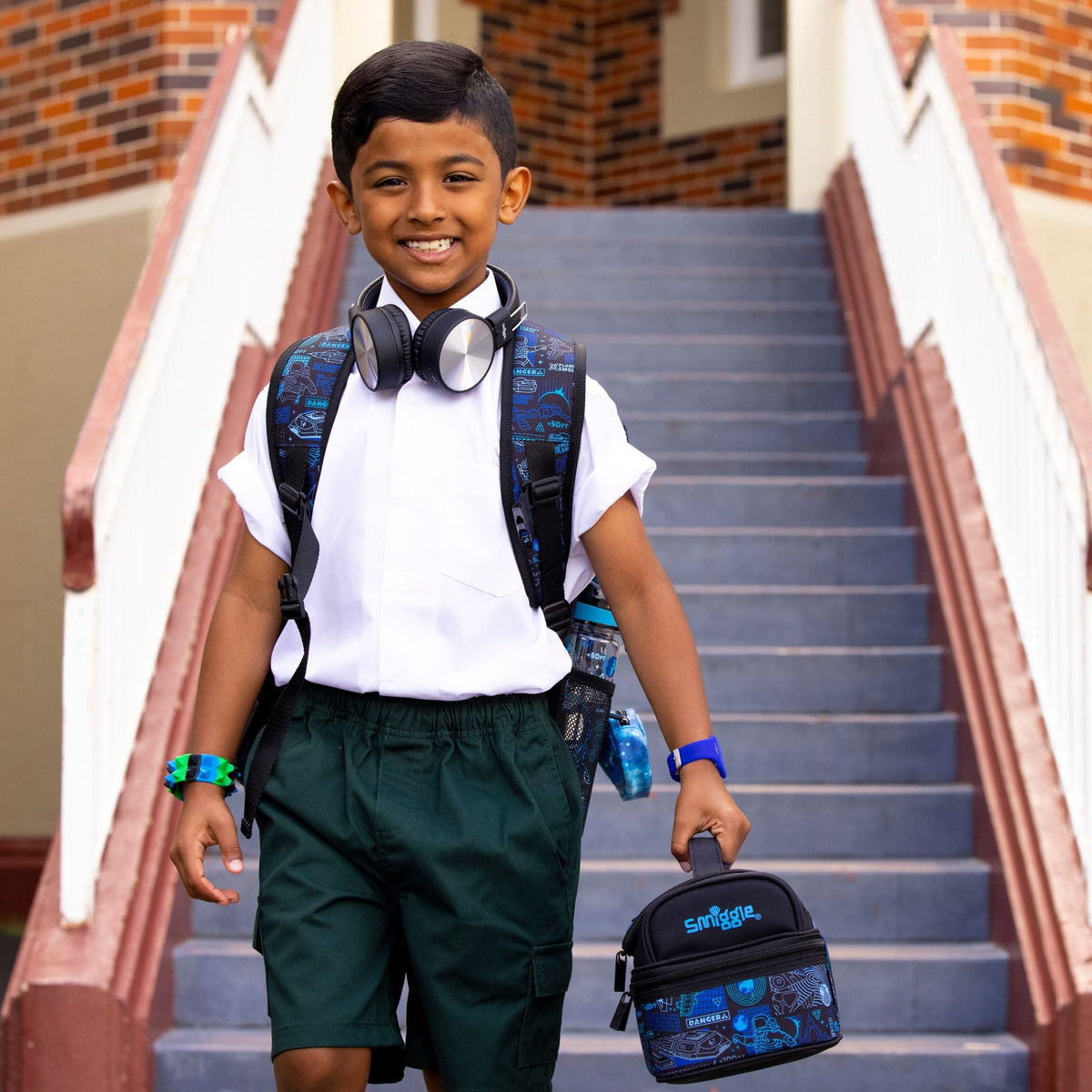 Smiggle – Bright Side Doppeldecker-Lunchbox
