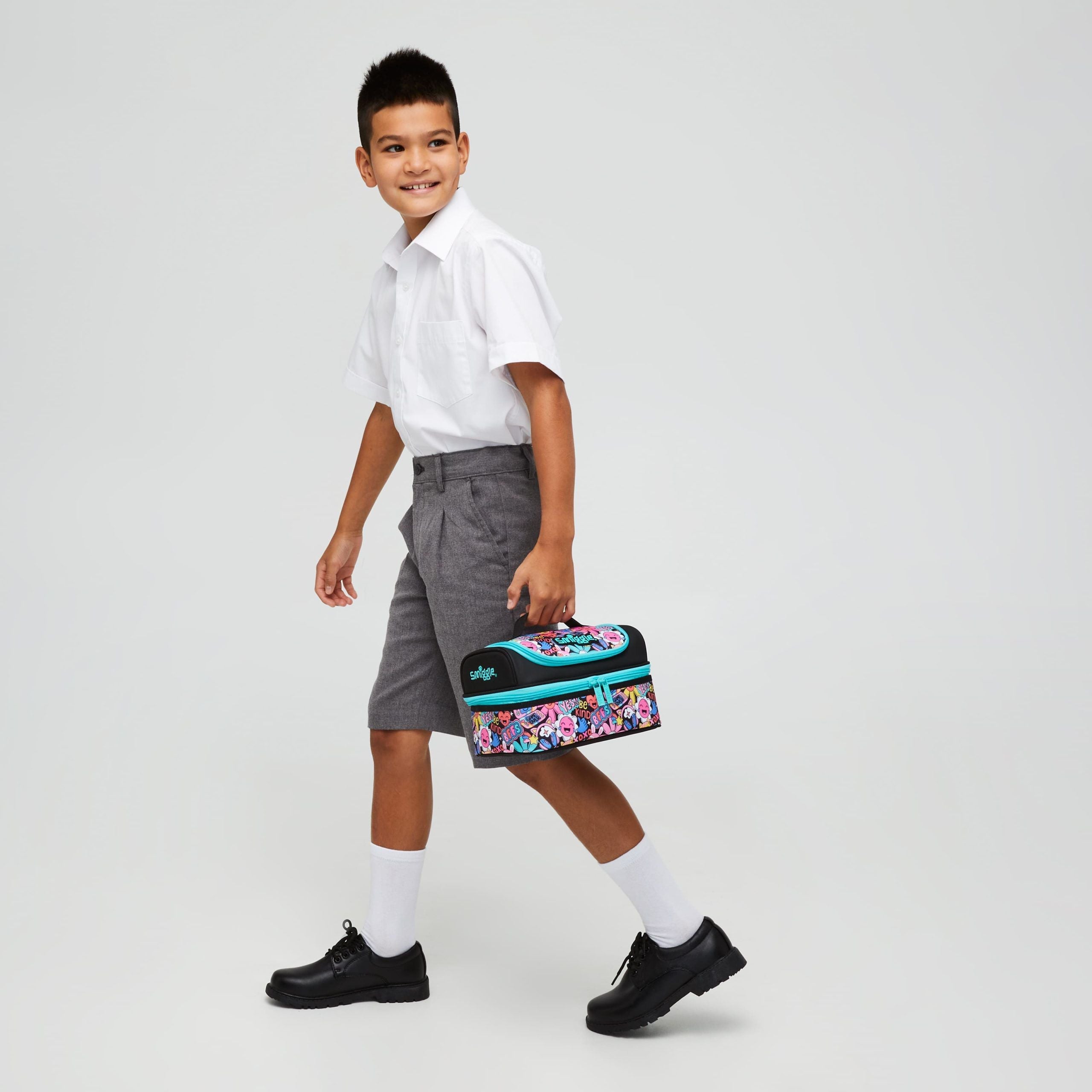 Smiggle – Bright Side Doppeldecker-Lunchbox