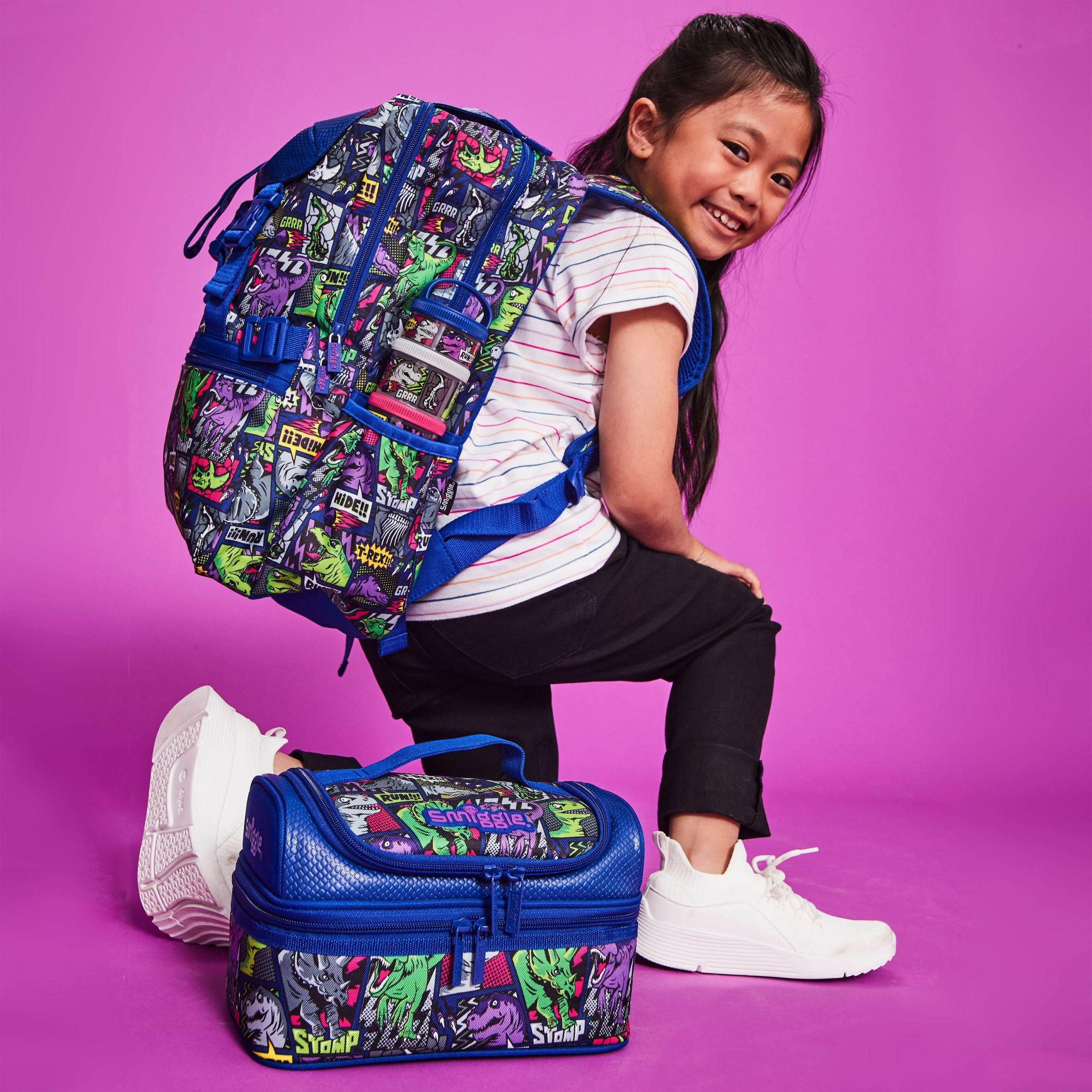 Smiggle – Bright Side Doppeldecker-Lunchbox