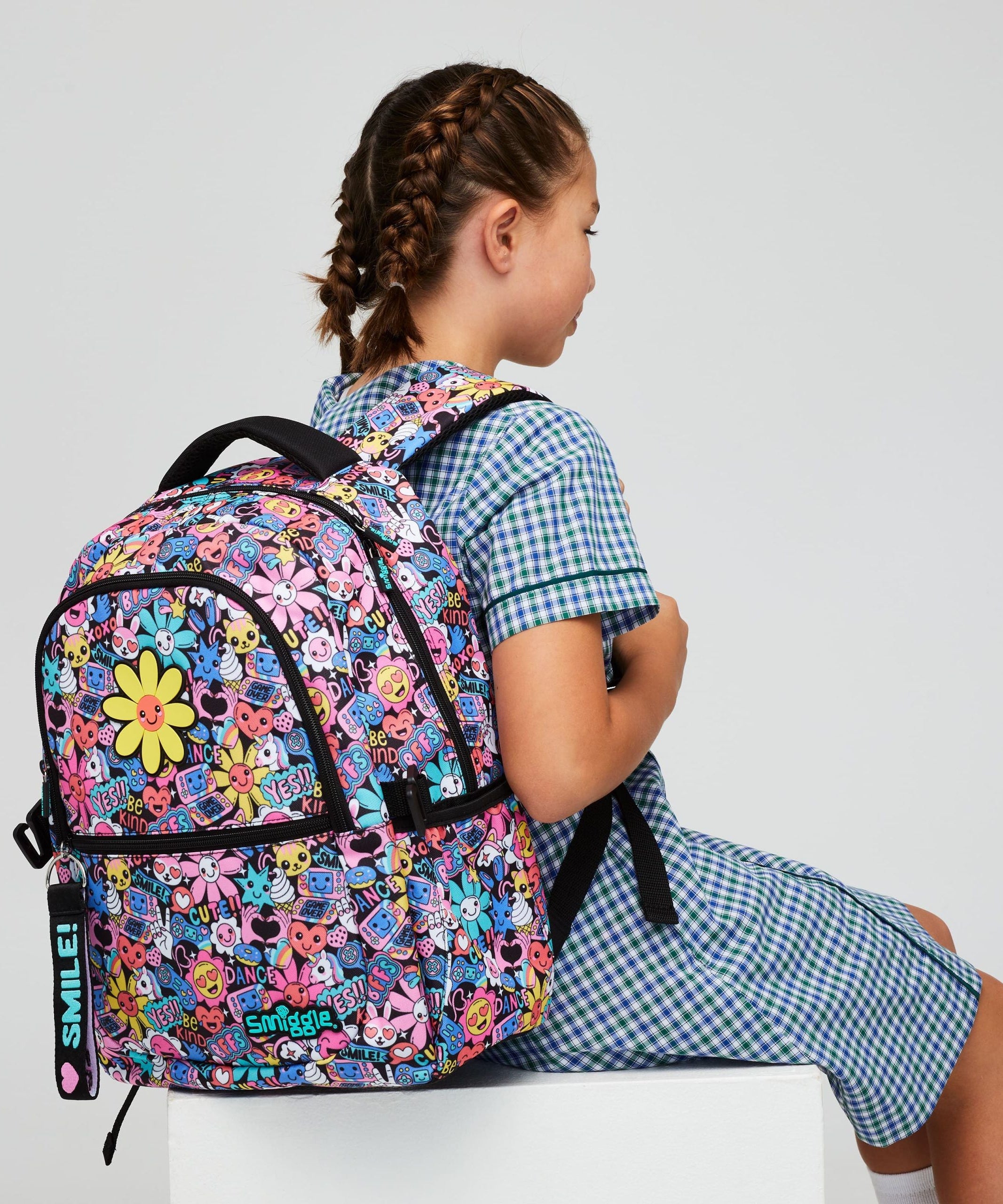Smiggle - Bright Side Klassischer Schulrucksack