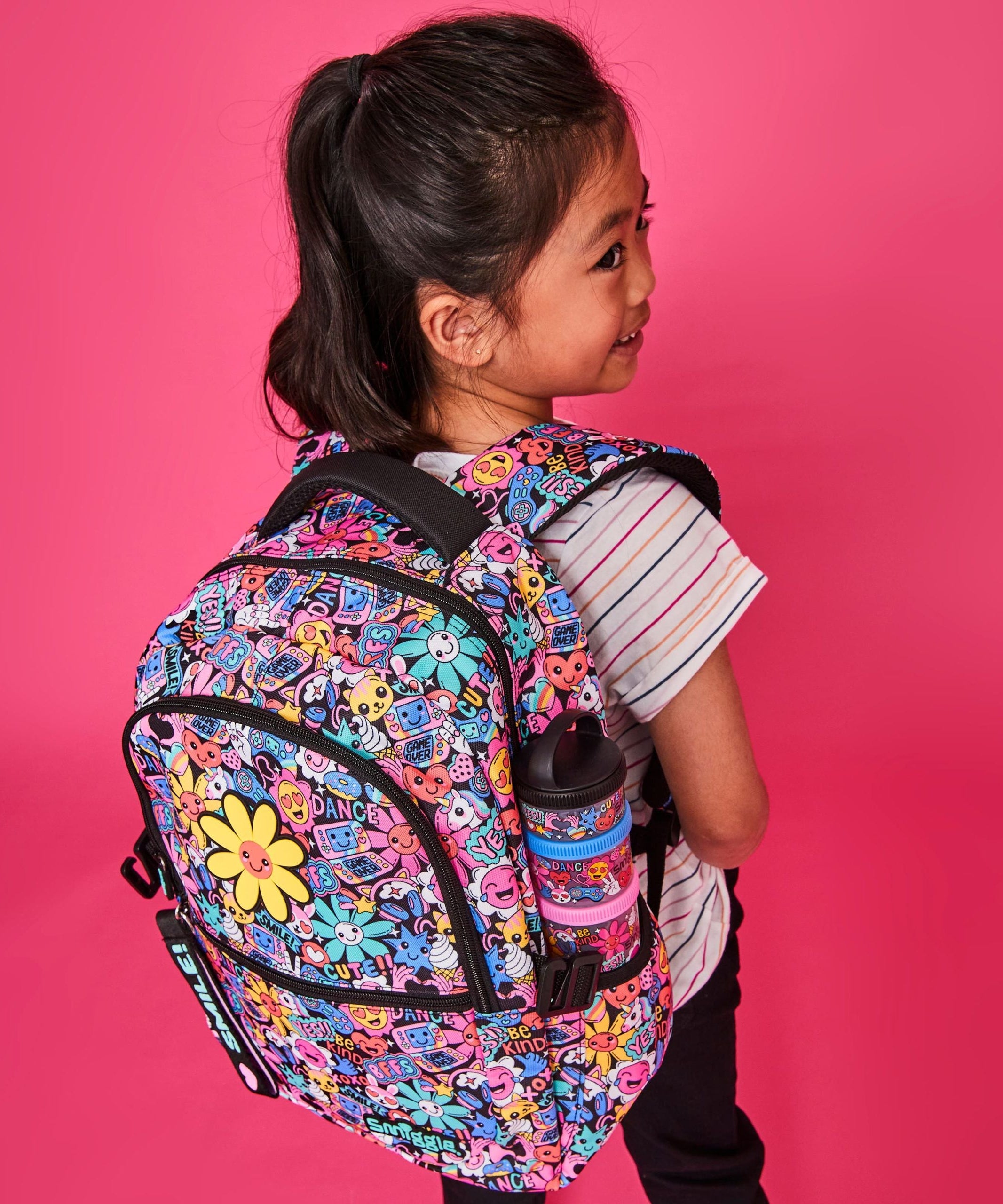 Smiggle - Bright Side Klassischer Schulrucksack