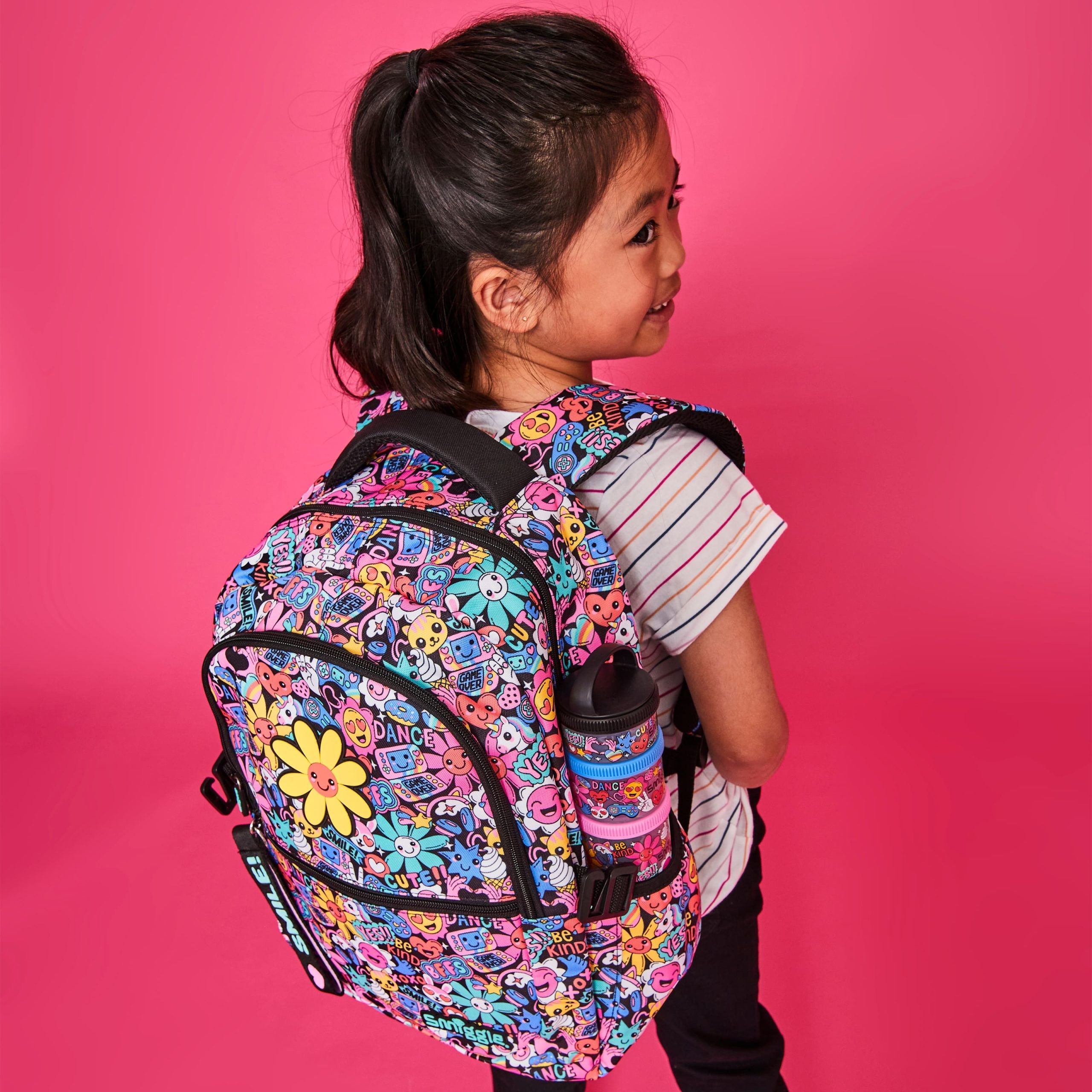 Smiggle - Bright Side Klassischer Schulrucksack